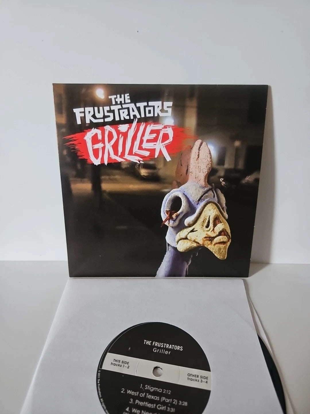 The Frustrators Griller 45 RPM Mike Dirnt/Green Day Punk Style W Picture Sleeve