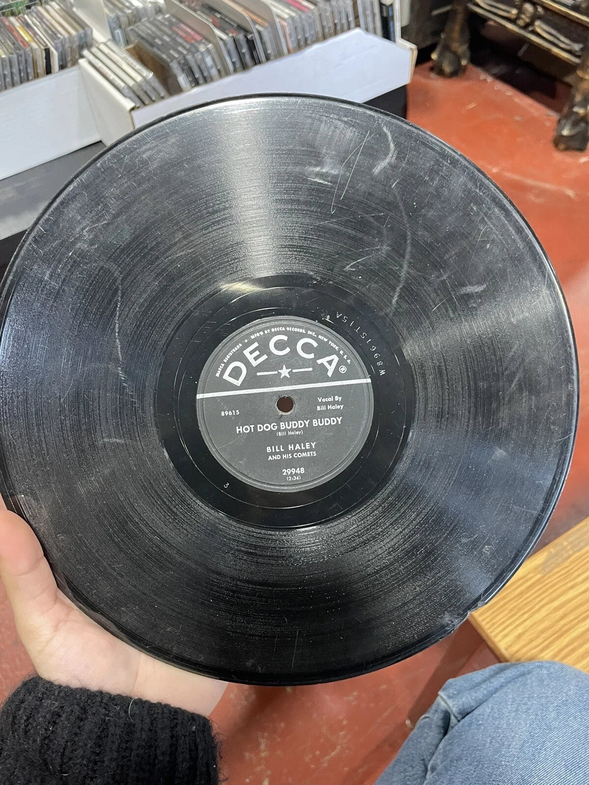 Rock & Roll 78 - Bill Haley And His Comets - Rockin Through The Rye on Decca