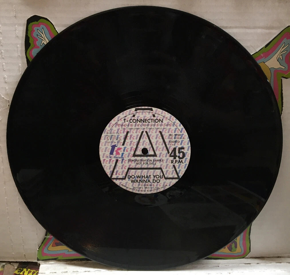 T-Connection Do What You Wanna Do 12” UK Import Promo Record XC9109