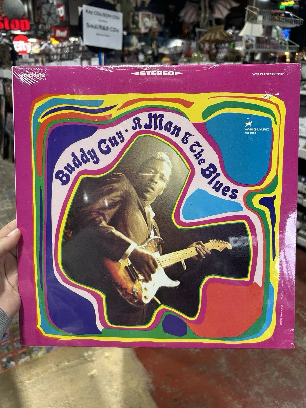 Buddy Guy A Man and the Blues LP Vanguard Mid-Line VSD-79272 Sealed 1990 New