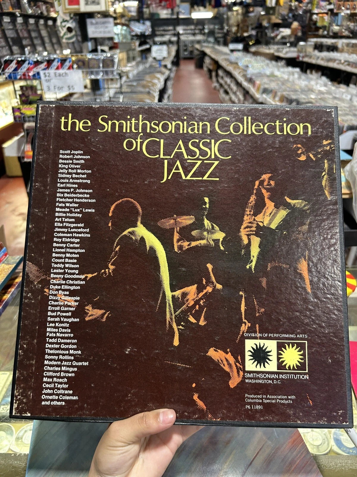Smithsonian Collection of Classic Jazz (P6 11891) 6 LP w/ 46 Pg Insert vg++