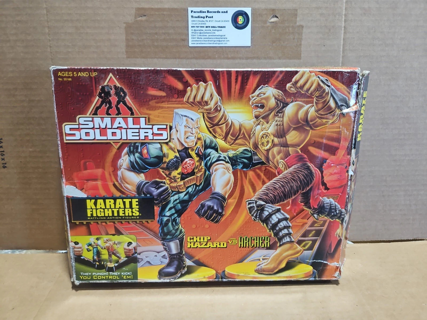 Rare Small Soldiers Karate Fighters Chip Hazard Vs Archer Pre-Owned