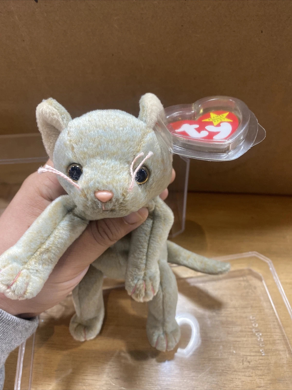 RARE VINTAGE TY Beanie Baby "Scat The Cat" 1999 Retired ☆☆ERRORS☆☆