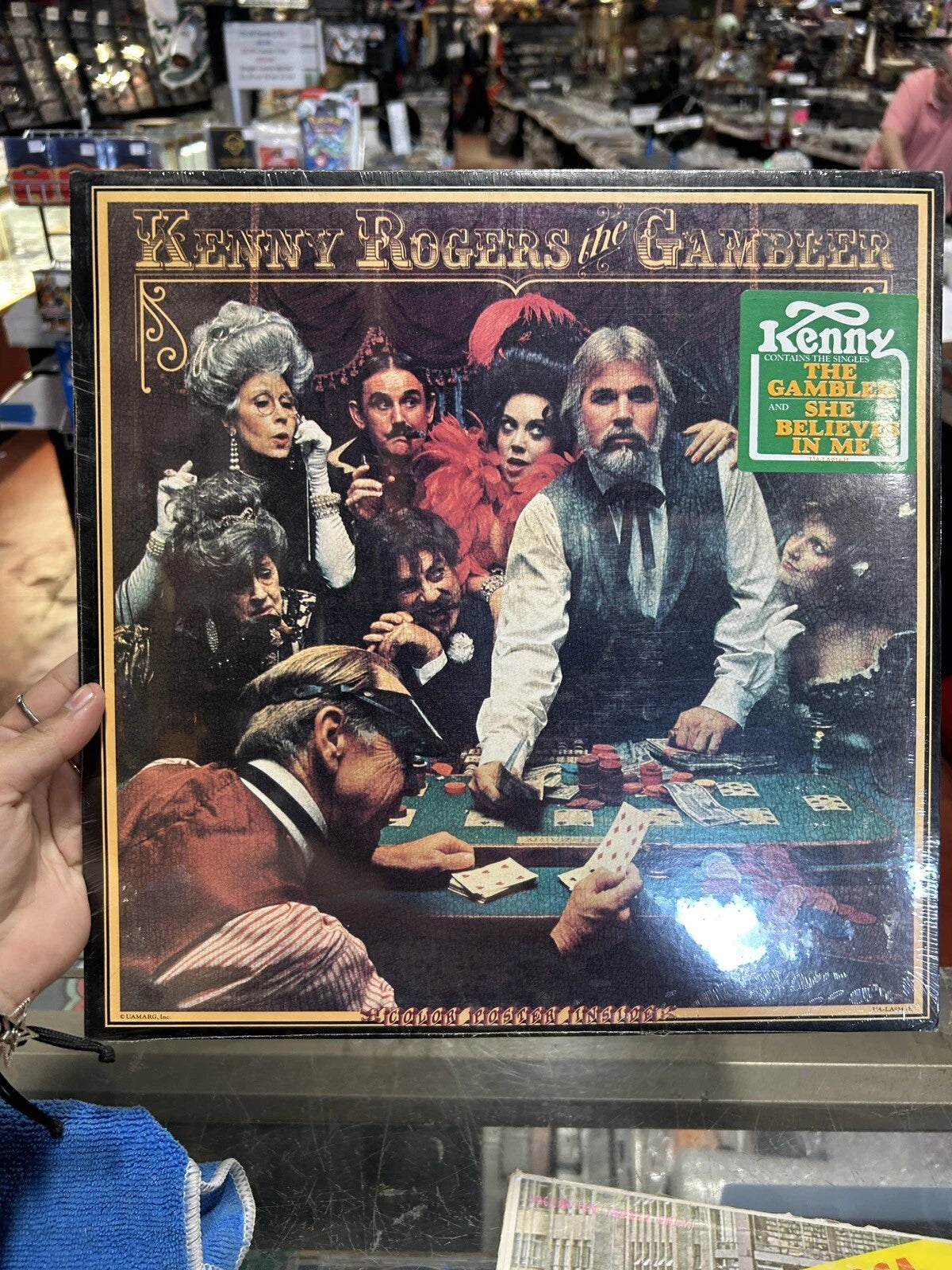 Kenny Rogers THE GAMBLER Original 1978 Vinyl Record LP Album UA-LA934-H SEALED