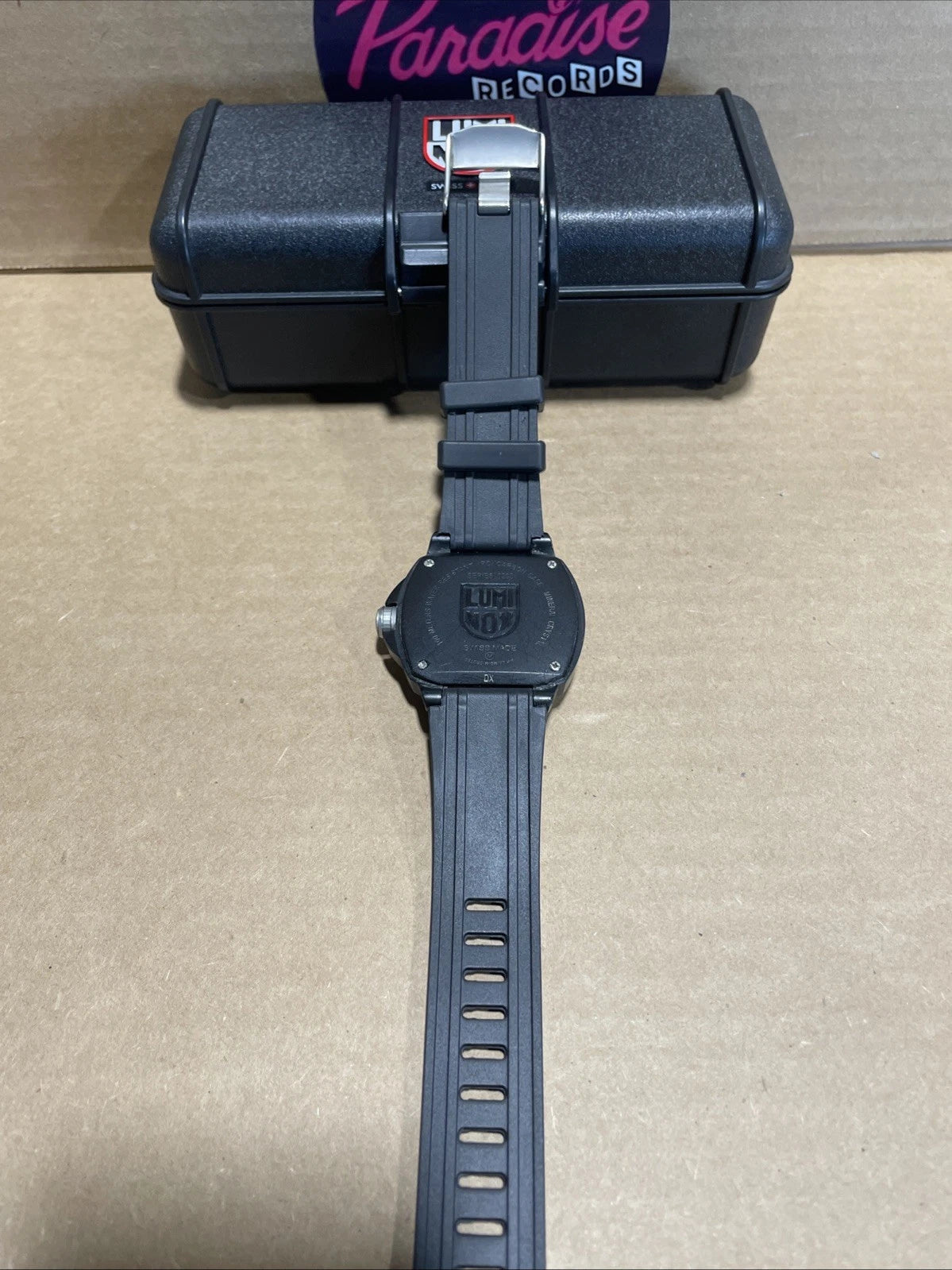 Luminox 0215.SL Sentry Black/ Red Dial Bright Night Vision Illumination