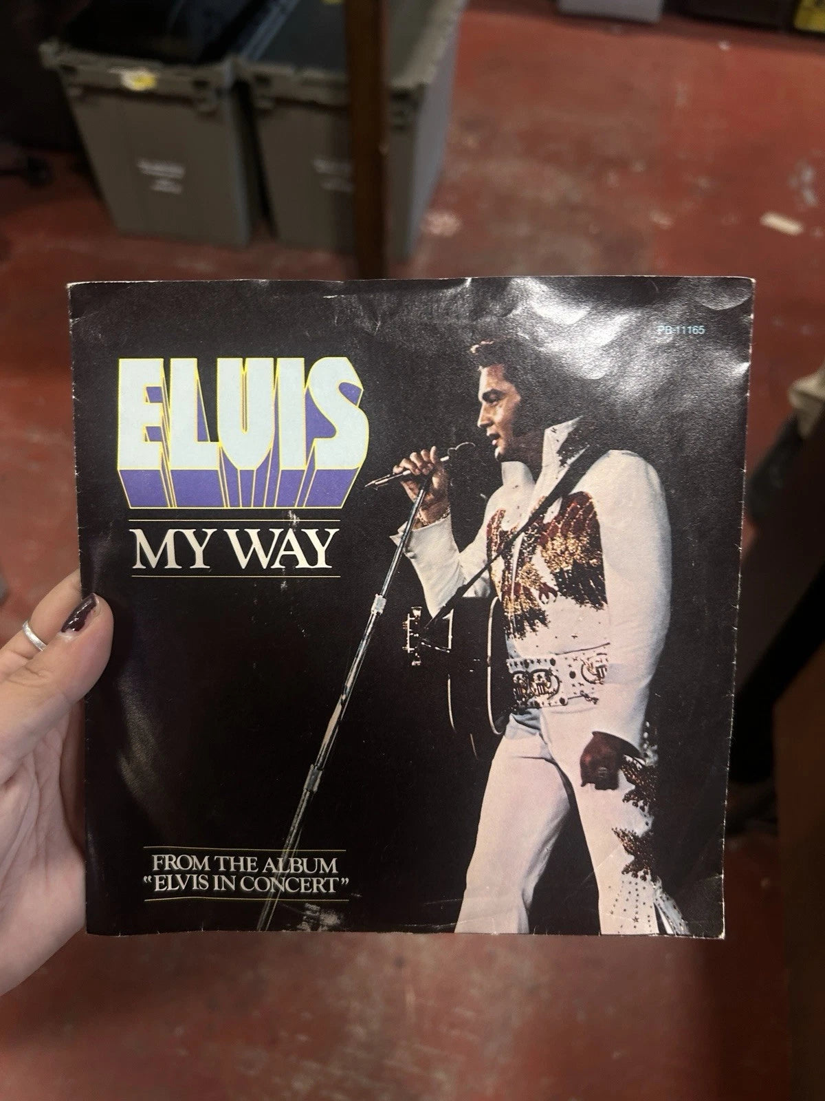Elvis Presley PB-11165 America The Beautiful / My Way 45 W/ Sleeve vg+