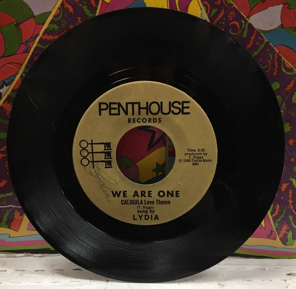 Lydia We Are One (Caligula Love Theme) Autographed 7” Single PR101S
