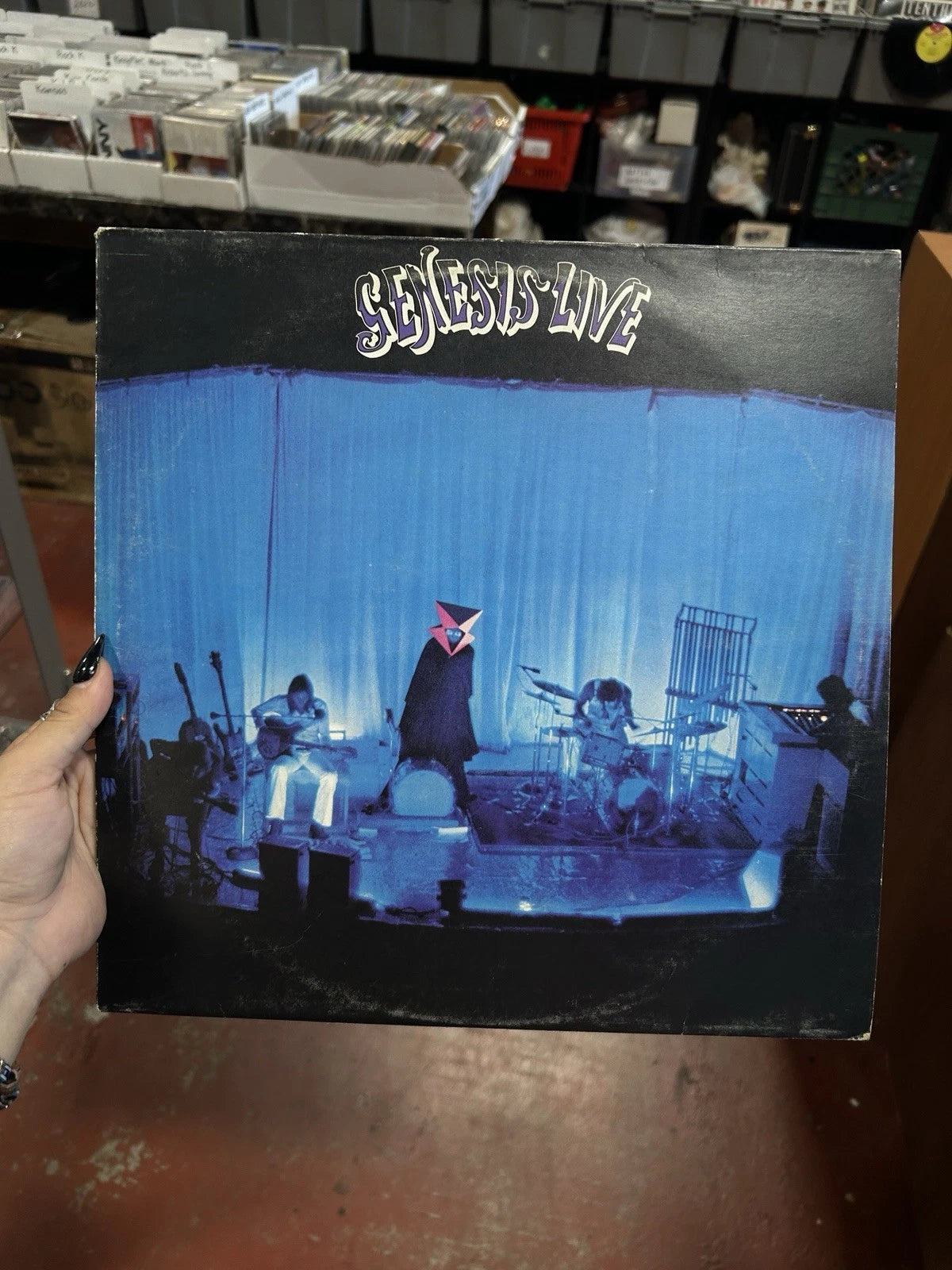 Genesis LIVE 1973 UK LP Genuine 1st Press A-1U / B-1U vg++