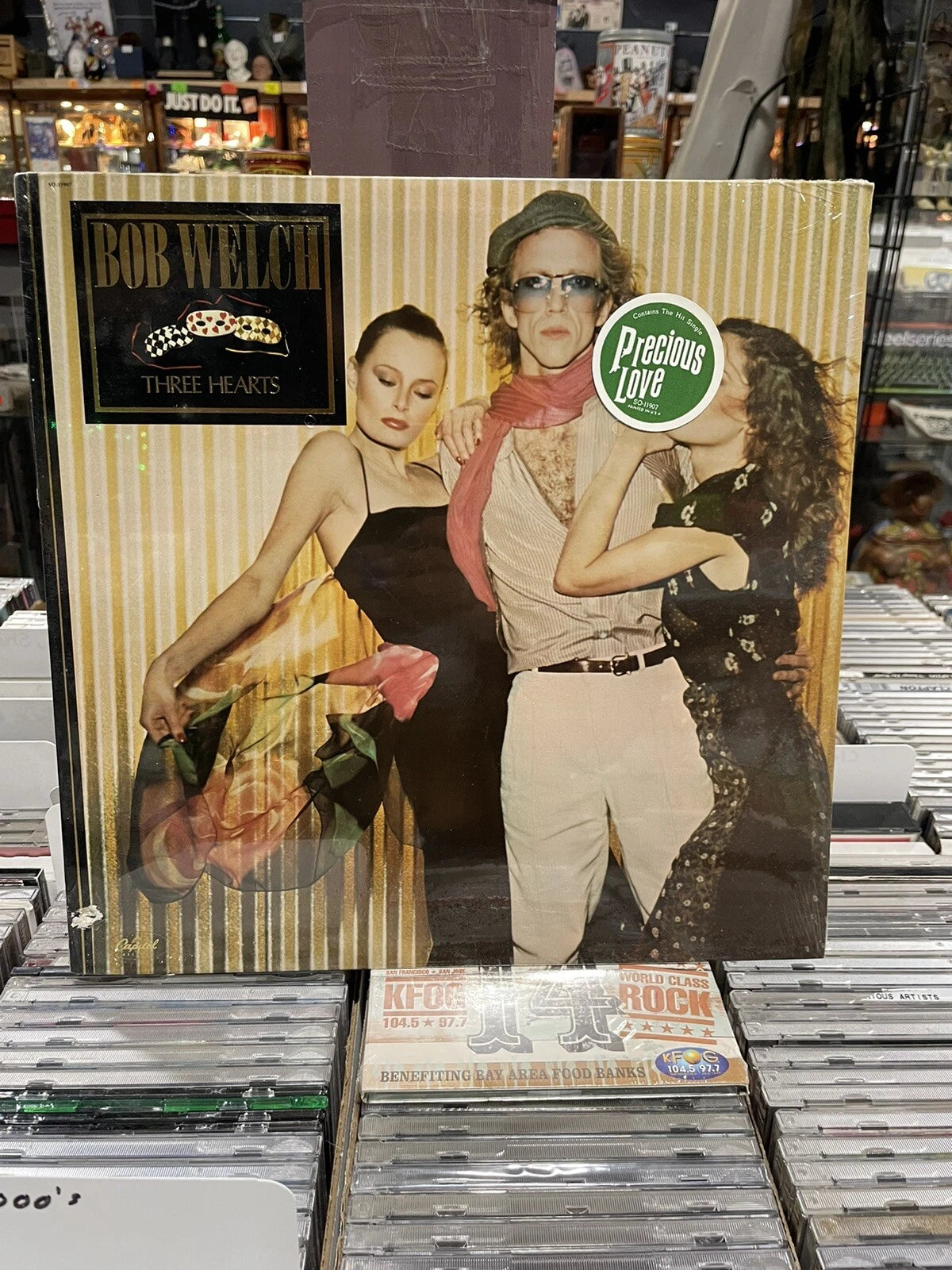 BOB WELCH THREE HEARTS Hype Sticker