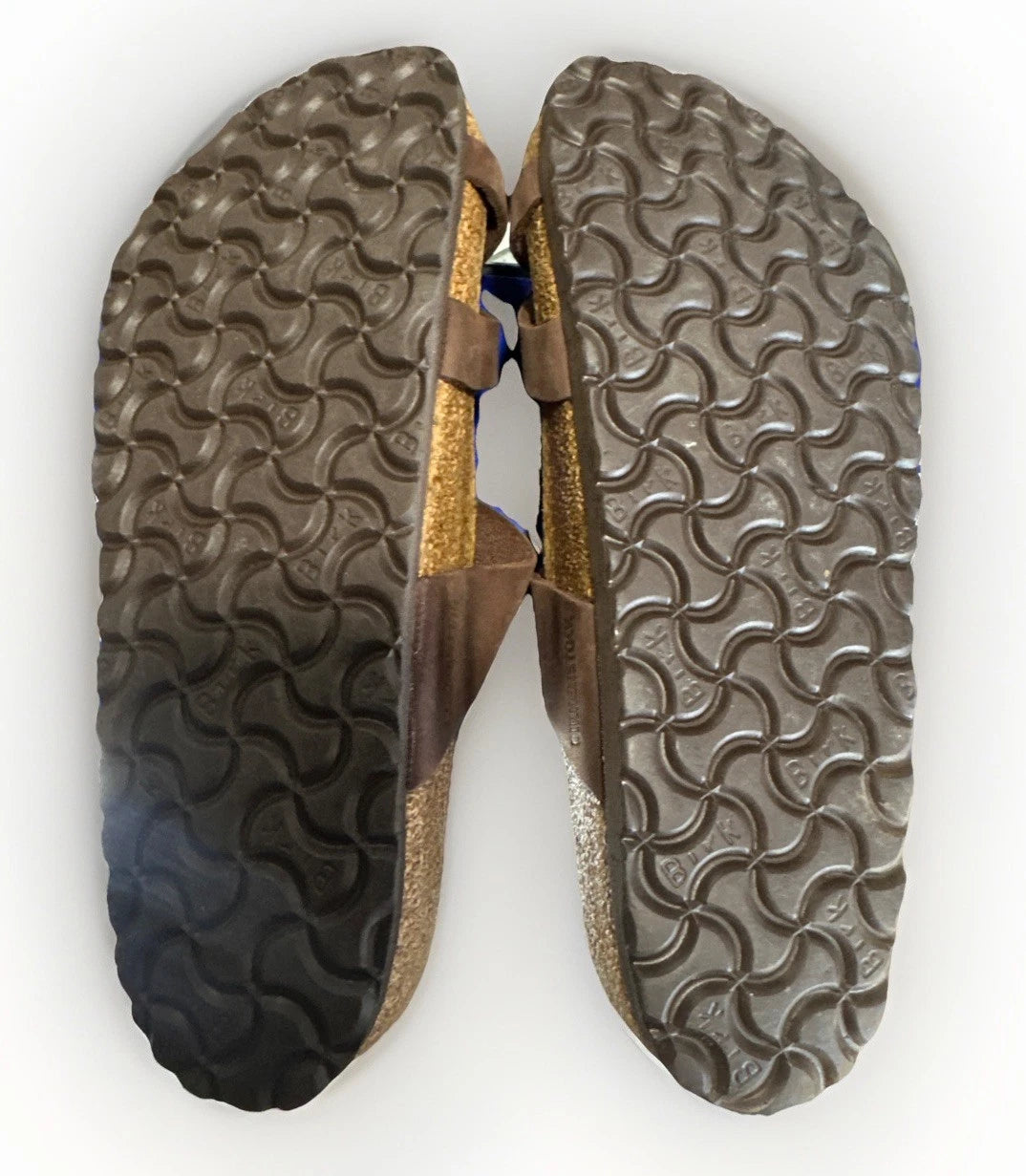 Birkenstock Florida Women’s 38 Sandals Brown Metallic Triple Strap