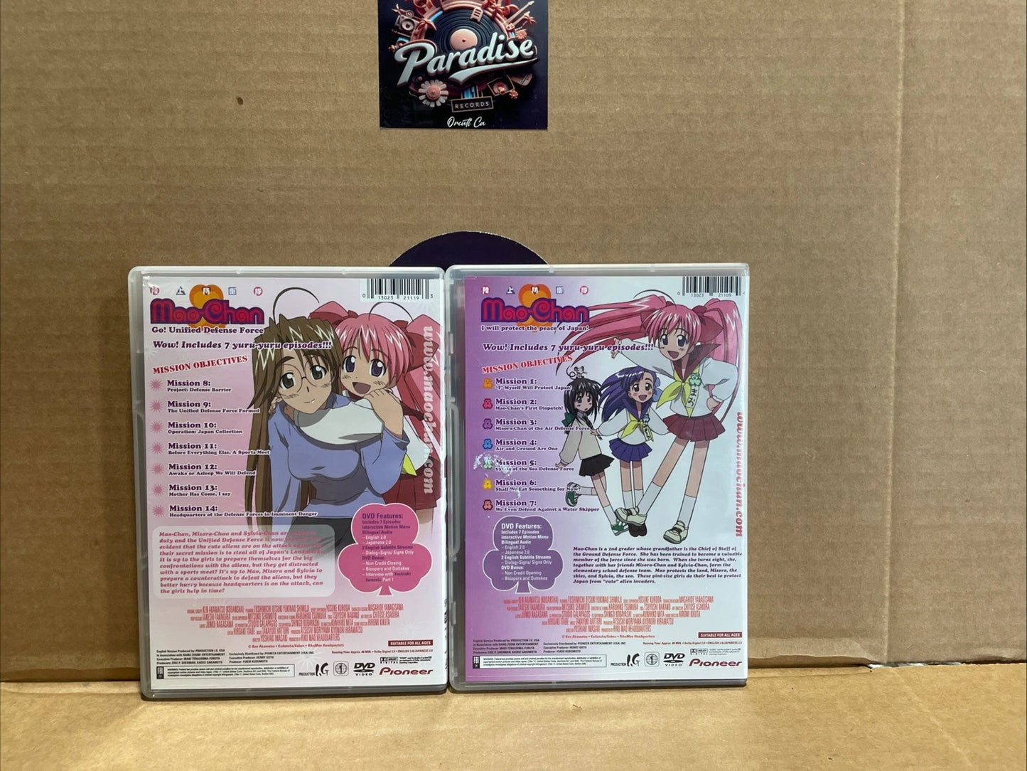 Mao-Chan Vol. 2: Go Unified Defense Force {DVD, 2003} + I Will Protect The Peace