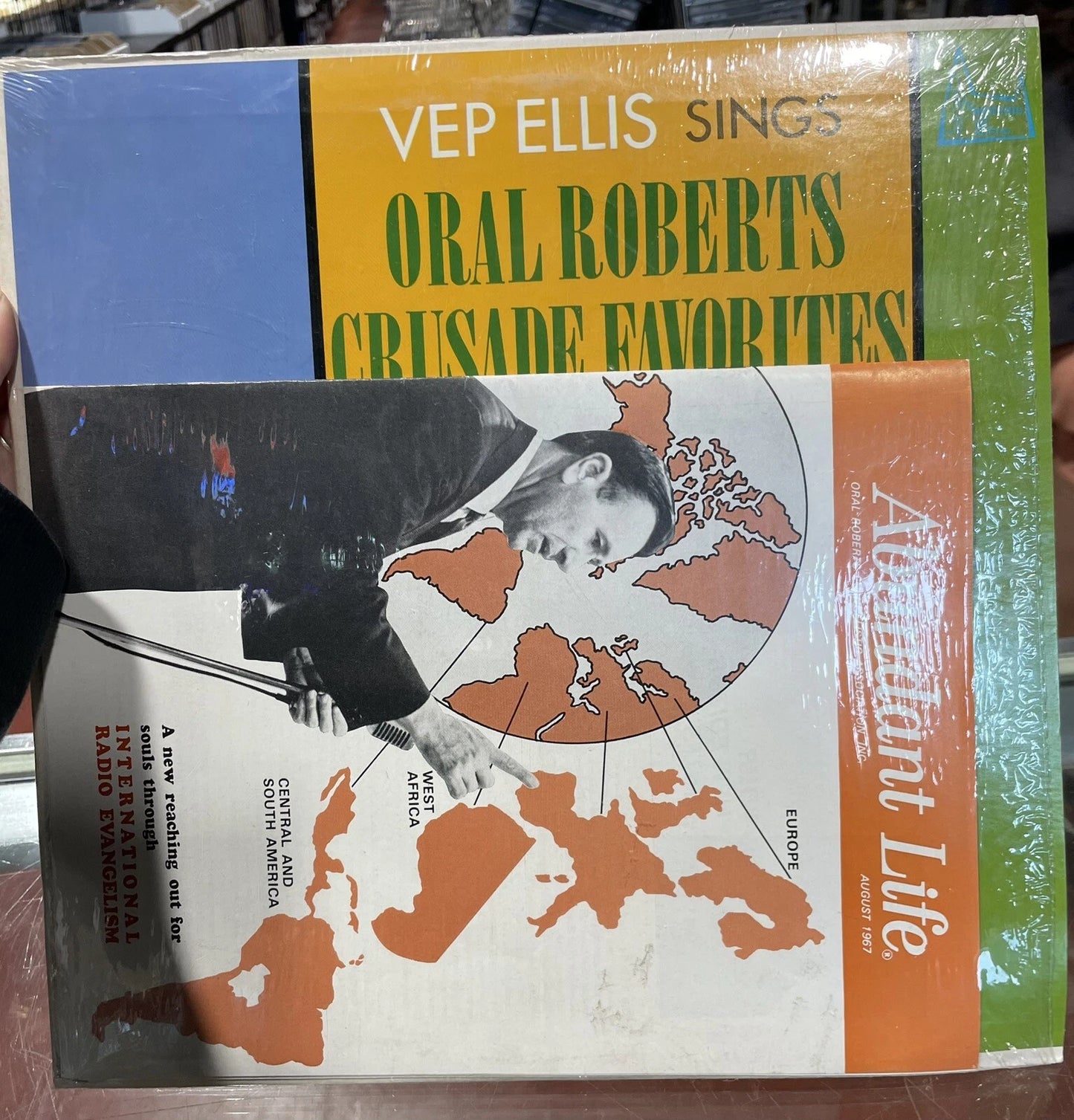Vep Ellis Sings Crusade Favorites w/ Paul Mickelson LP booklet