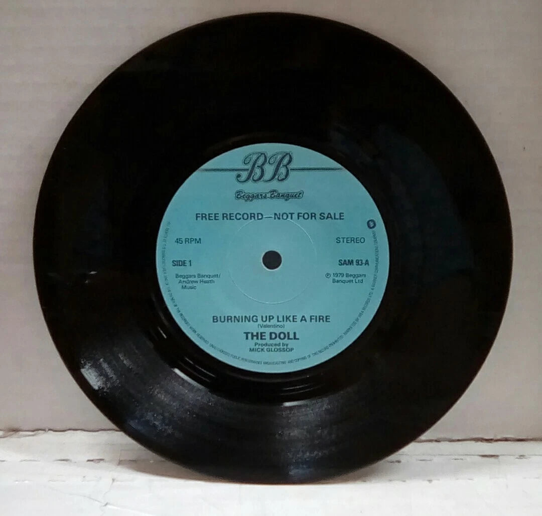 The Doll Burning Up Like A Fire/Desire Me UK Import Promo 7" Single SAM93