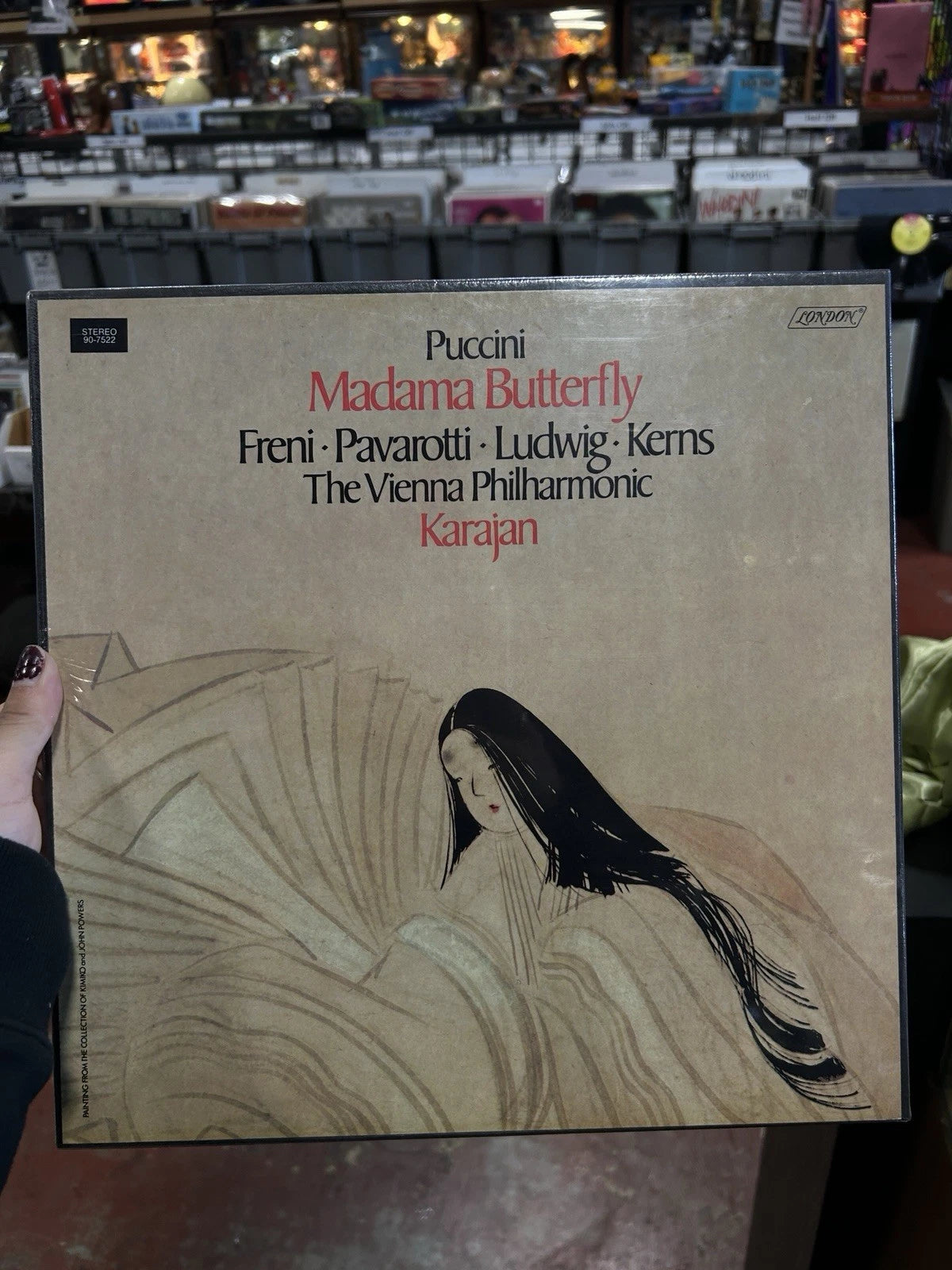 Puccini’s Madama Butterfly Vienna Phil LP new sealed 90-7522