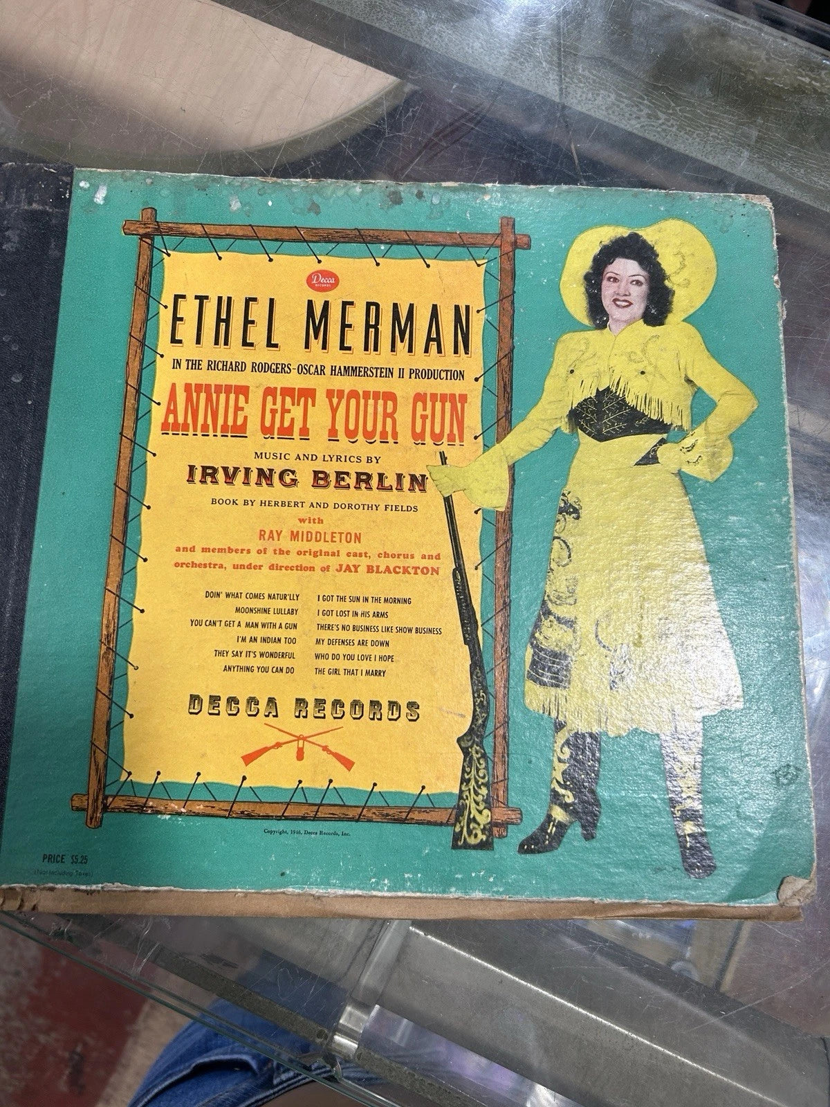 Vtg 1946 - ANNIE GET YOUR GUN - -Ethel Merman - 6/6 records