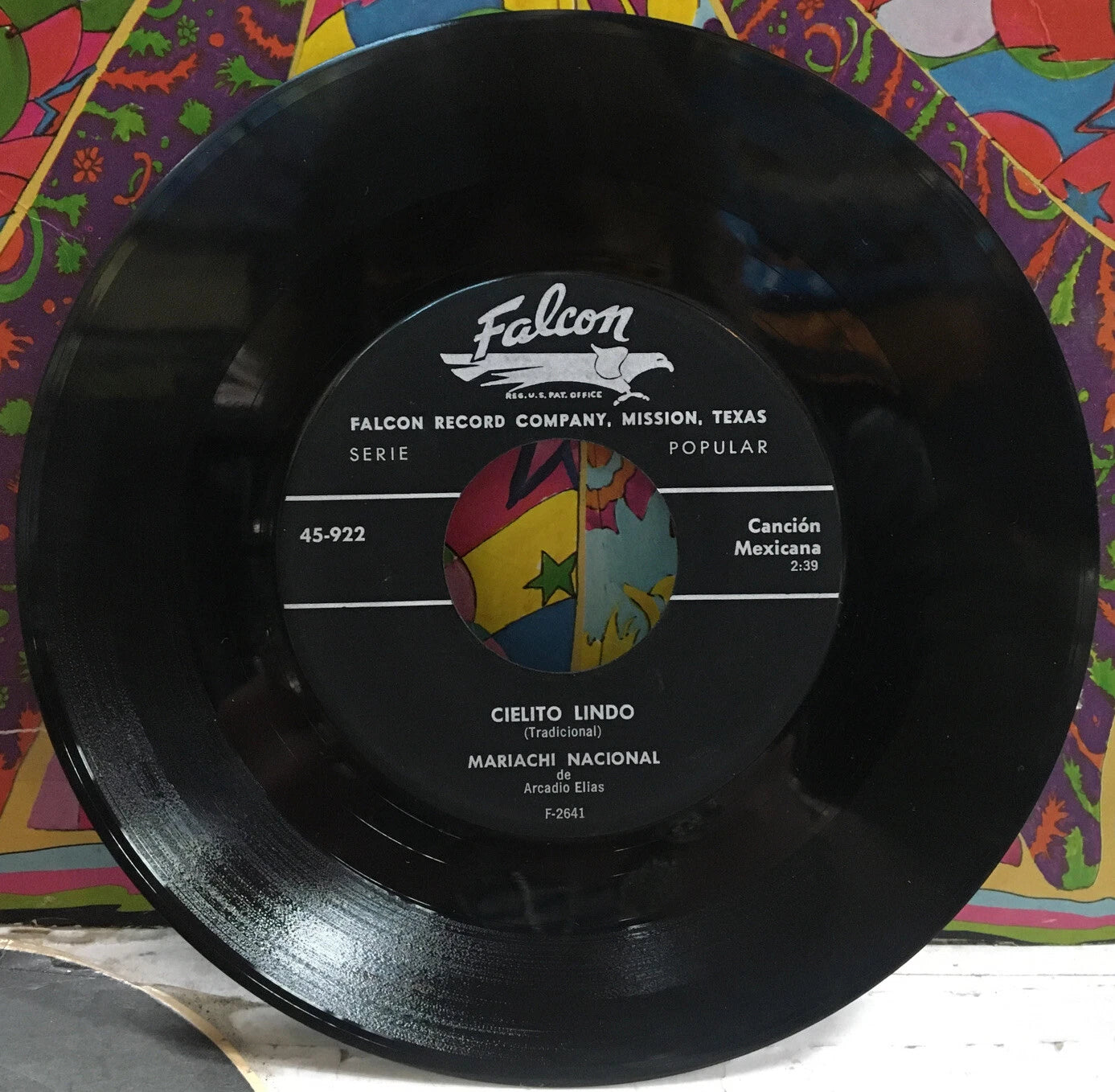 Mariachi Nacional Cielito Lindo/Las Chiapancas 7” Single 45-922