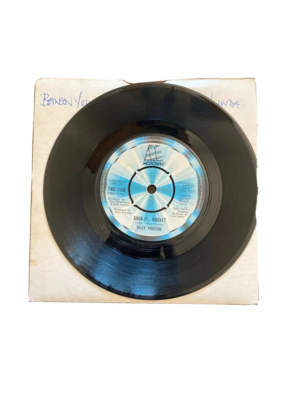 Sock it rocket Billy Preston 45 rpm 1159 w Promo Stamp/UK IMPORT