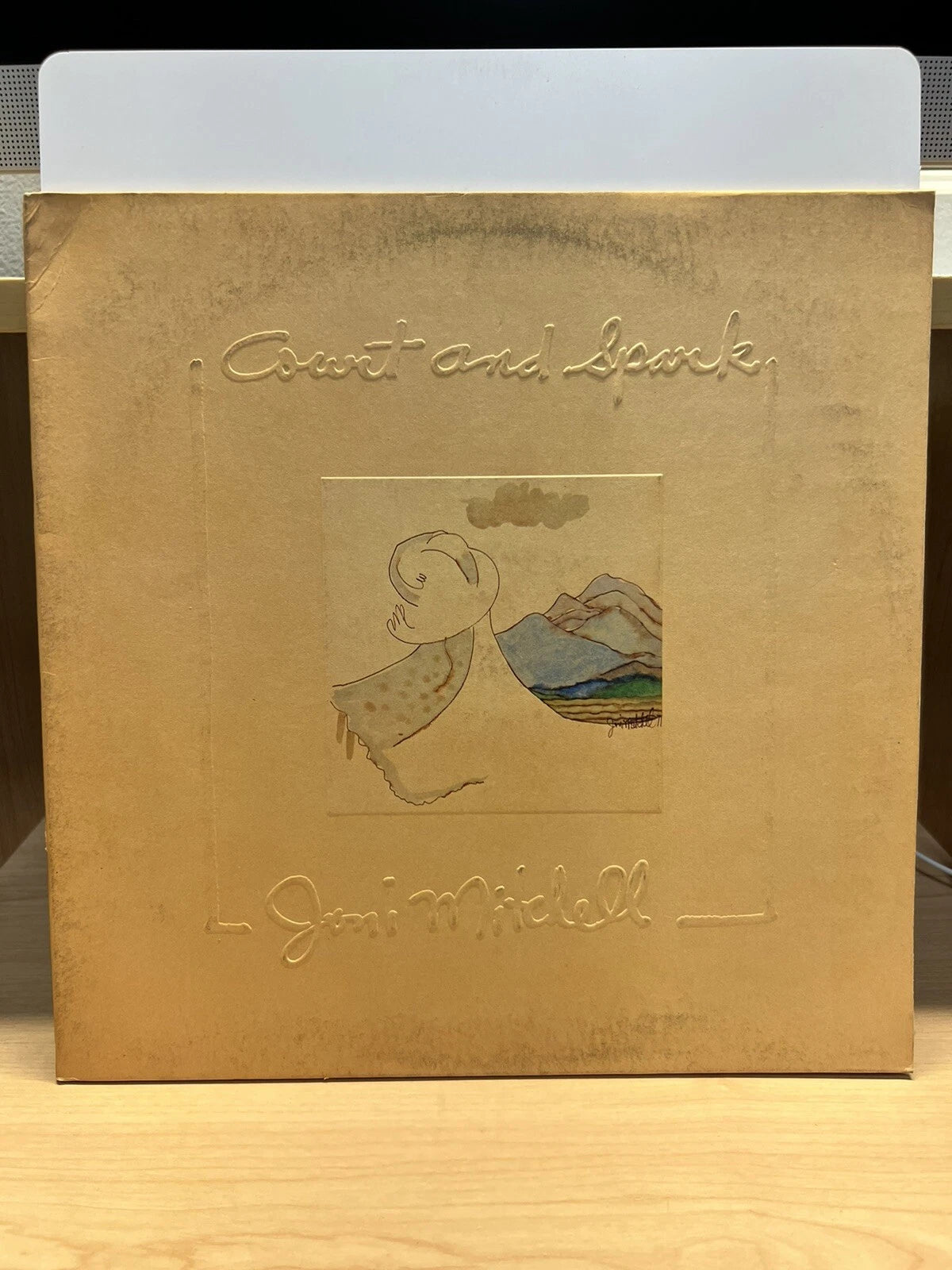 JONI MITCHELL "Court and Spark" LP Original 1974 Asylum 7E-1001 EX / VG++