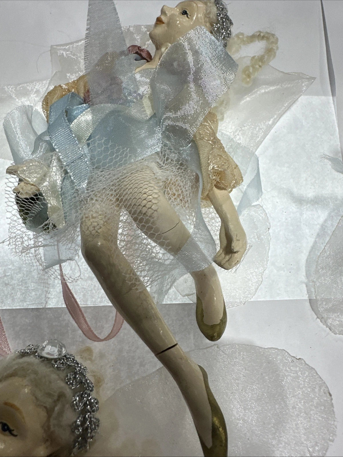 Katherine’s Collection ornaments Lot fairy ballerina blue And Pink