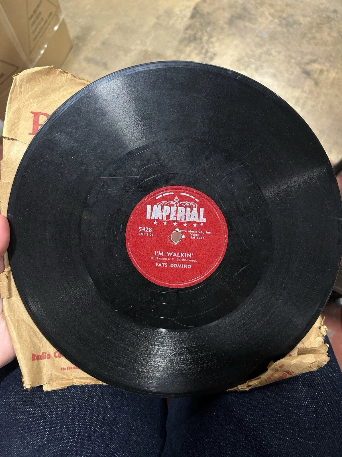 78 10" FATS DOMINO IM WALKIN IMPERIAL 5428