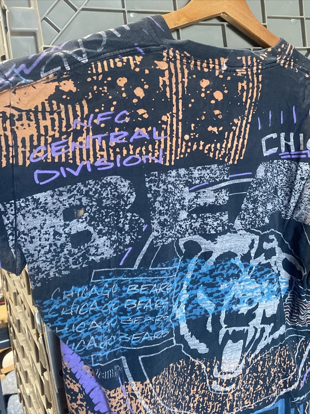 Vintage Belton USA made Chicago Bears t shirt Extremely Rare 1980s Authentic