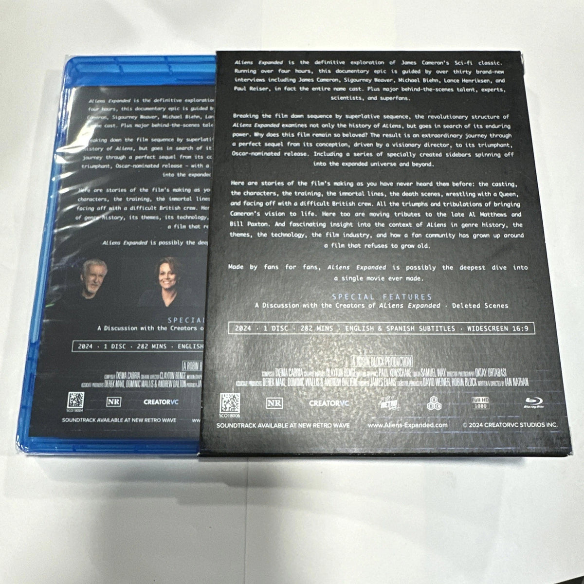 ALIENS EXPANDED Blu-Ray Sci-Fi Horror Documentary Limited Edition NEW SEALED OOP