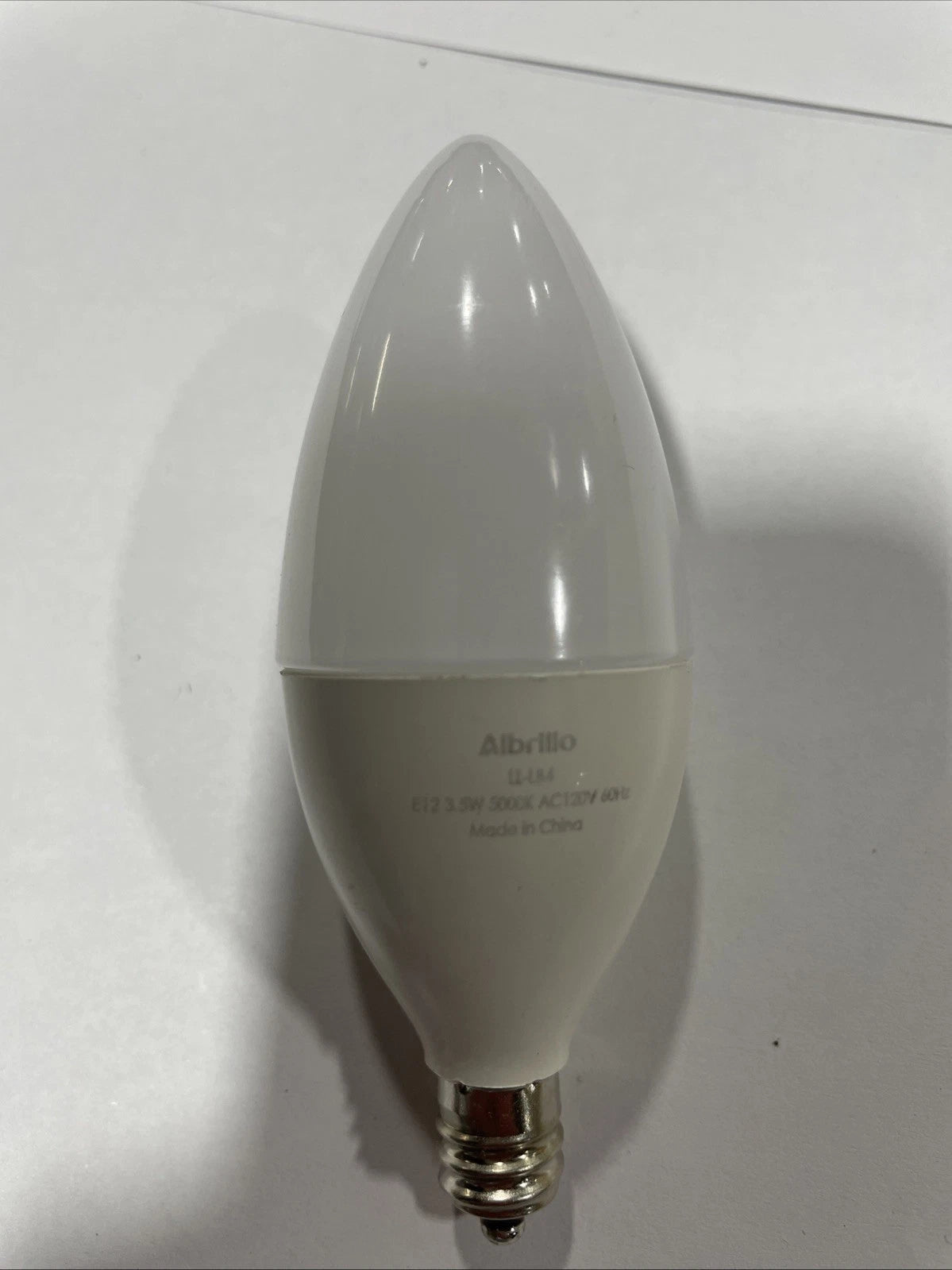 Albrillo E12 Bulb 4 Pcs Candelabra LED Bulbs, Model LL-LB4