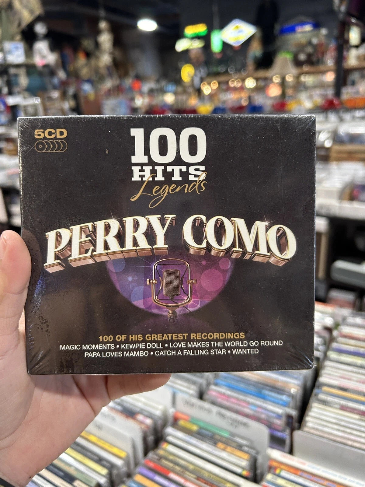 Perry Como 100 Hits Legends 2009 Demon Music UK Import 5-disc CD set NEW