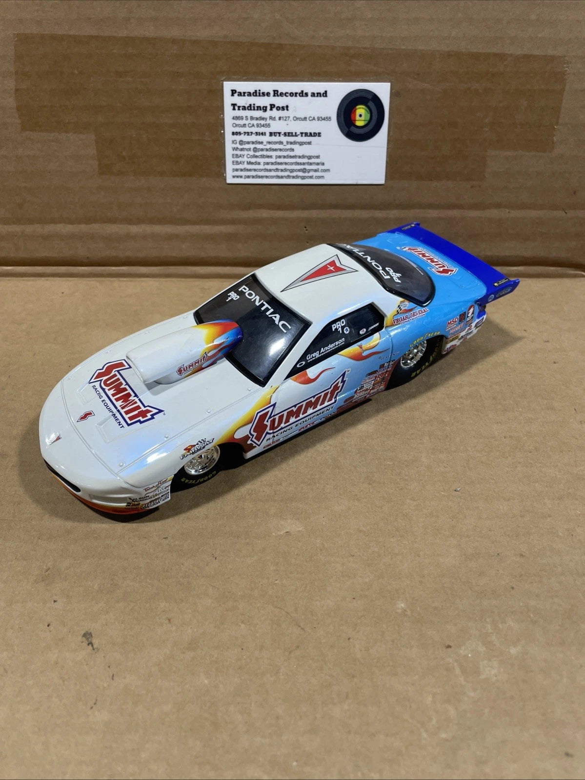 Racing Champions Greg Anderson Summit Racing Pontiac Firebird Pro Stock Diecast