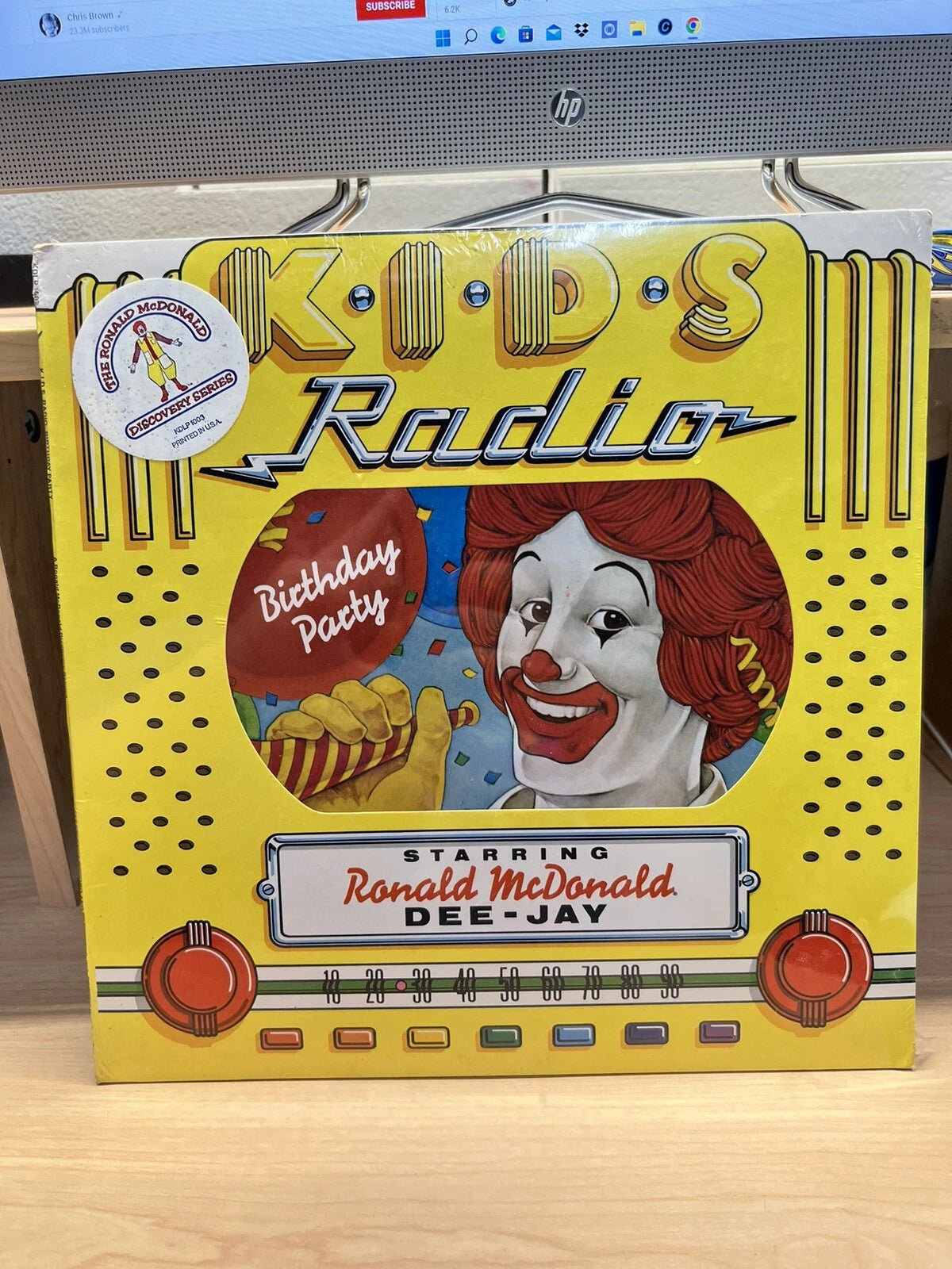 McDonalds Kids Radio Birthday Party Vinyl LP Record KDLP 1003 New Factory Sealed