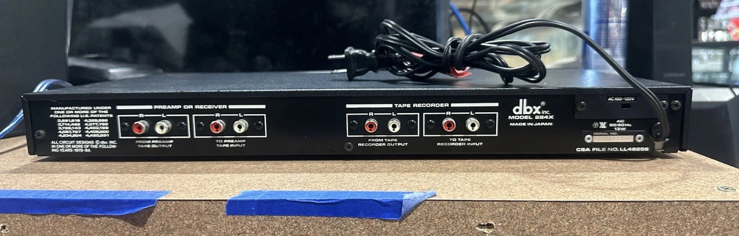 DBX 224X Tape Noise Reduction System Vintage Audio
