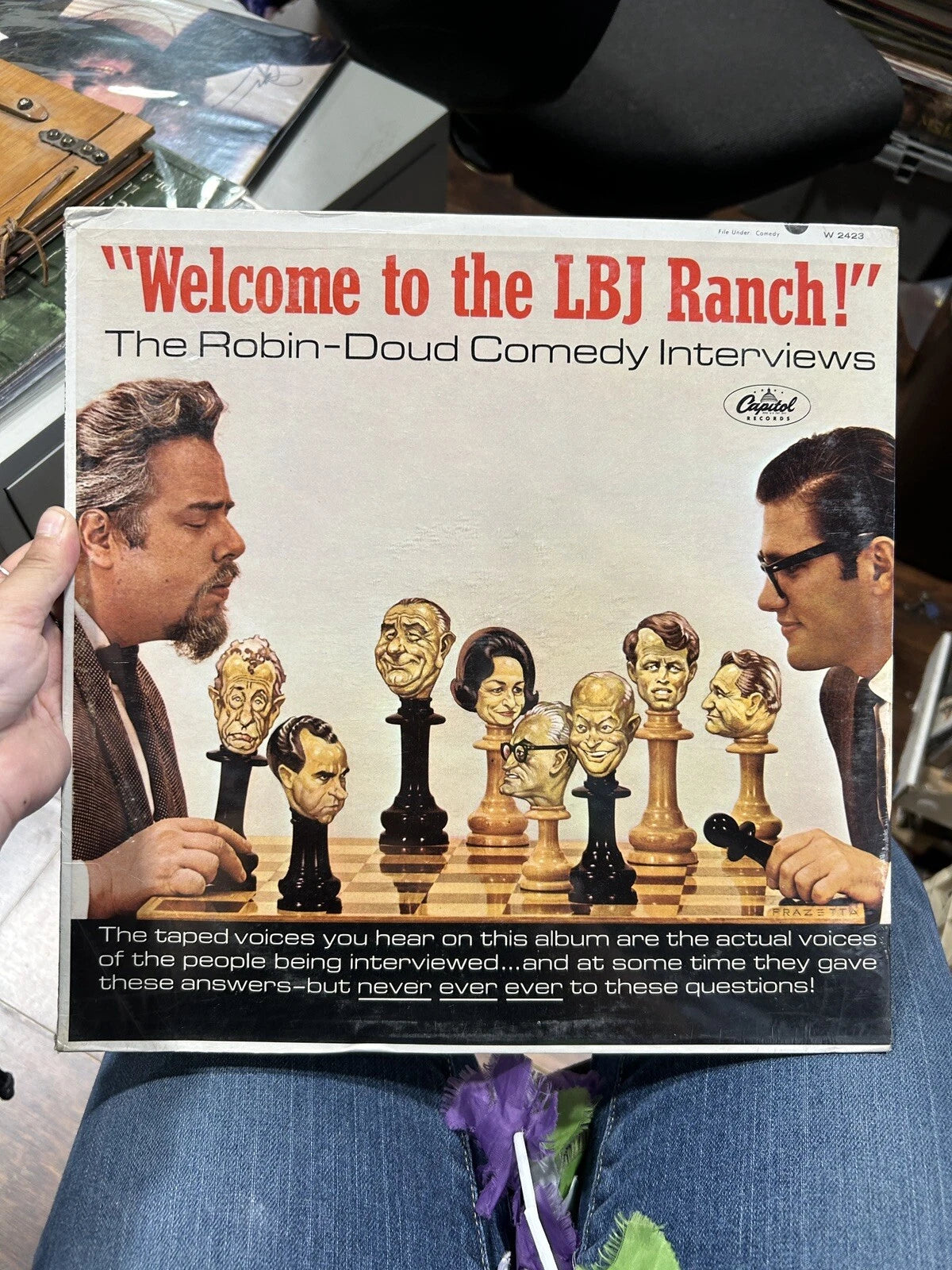 Welcome To the LBJ Ranch Robin-Doud Comedy Interviews NEW SEALED LP Record W2423