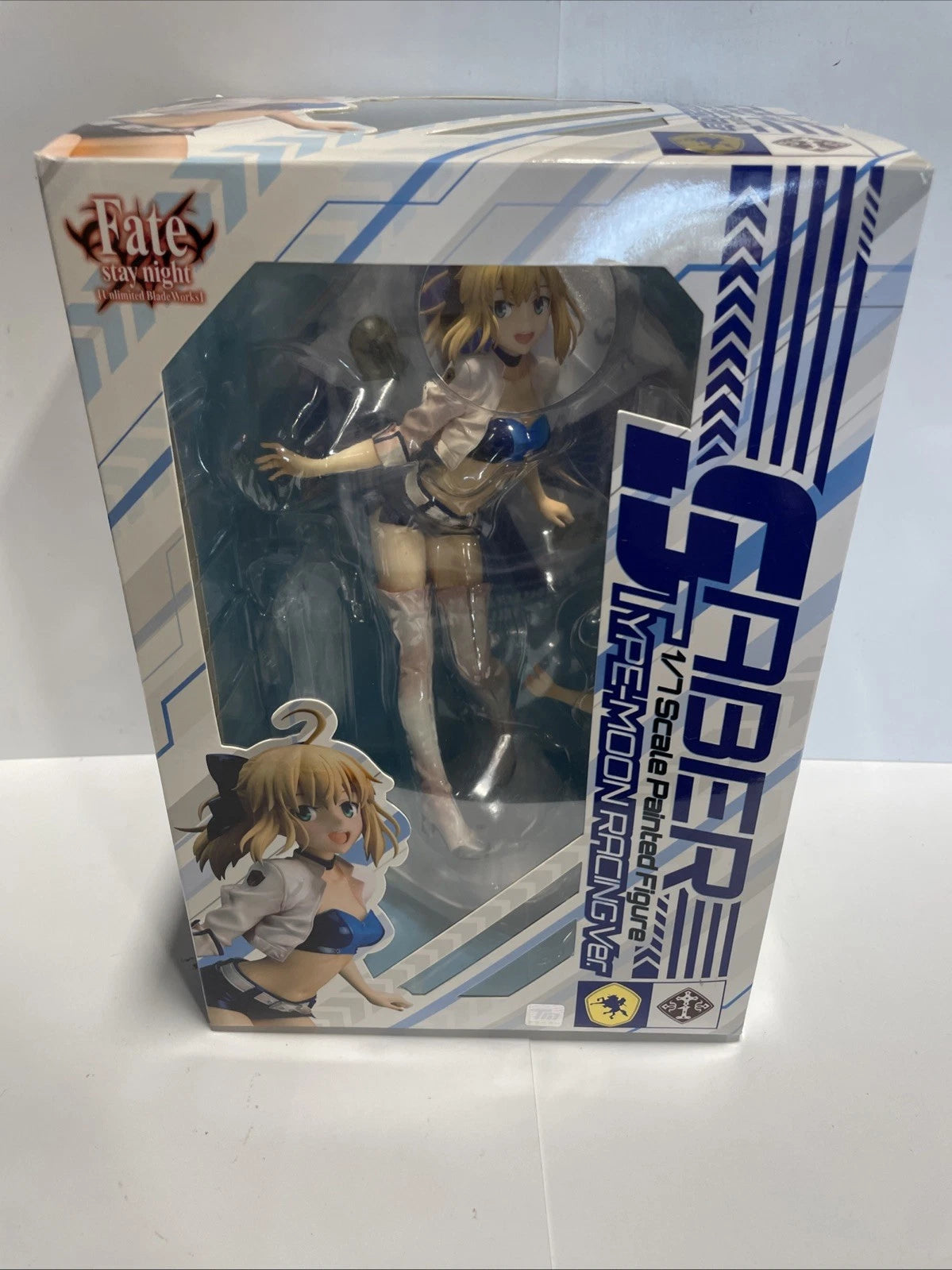 TYPE-MOON RACING Ver. Saber 1/7 Scale PVC Figure Fate Stay Night PLUSONE