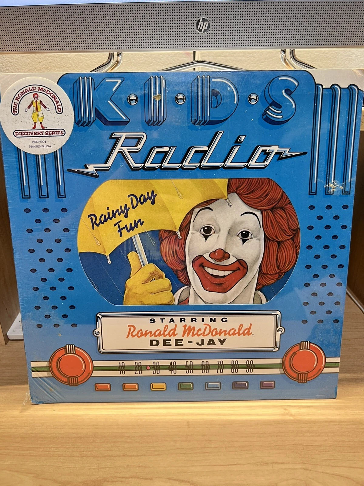 KIDS RADIO RAINY DAY FUN STARRING RONALD MCDONALD LP MCDONALD'S CASABLANCA 1980