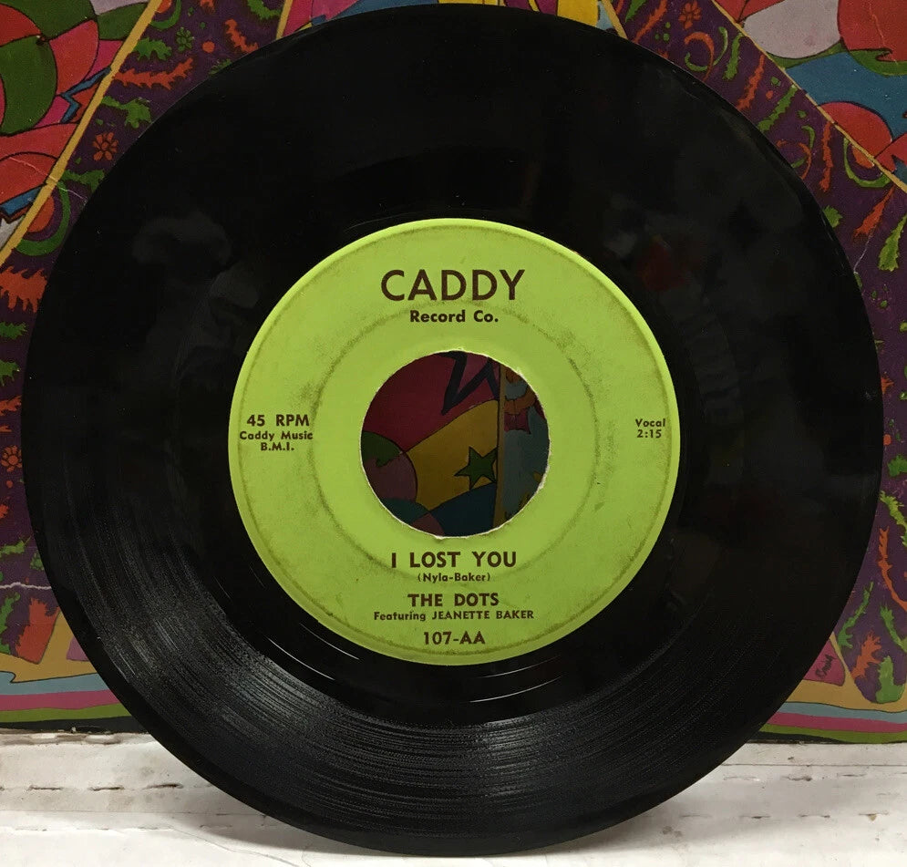The Dots Featuring Jeanette Baker Johnny/I Lost Love 7” Single 107