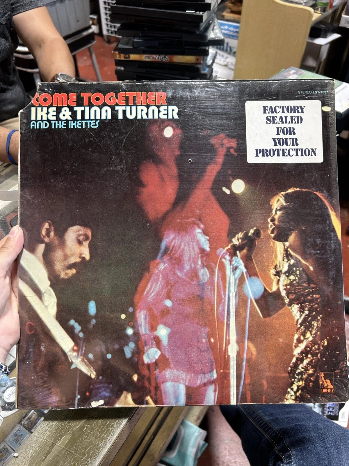 IKE & TINA TURNER - COME TOGETHER - LIBERTY RECORDS-LST-7637 - NEW sealed promo