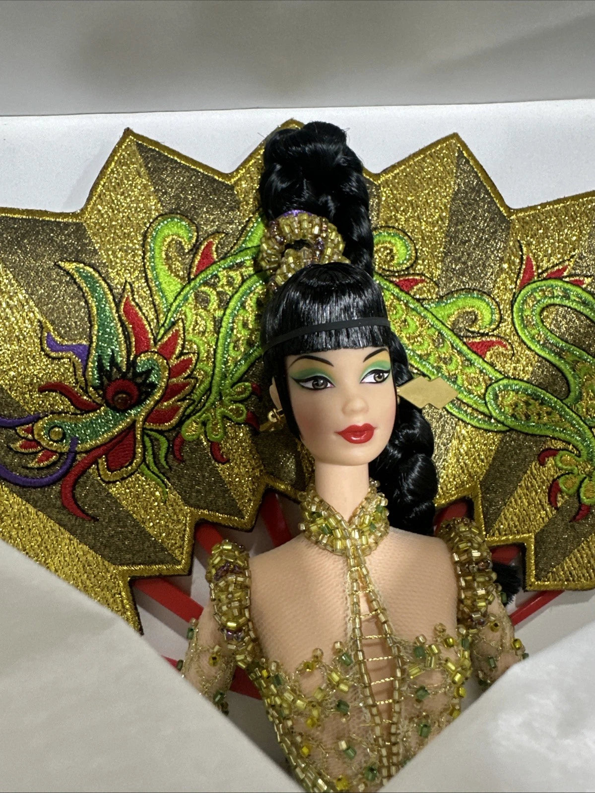 MATTEL 1998 BOB MACKIE FANTASY GODDESS OF ASIA BARBIE DOLL OPEN BOX