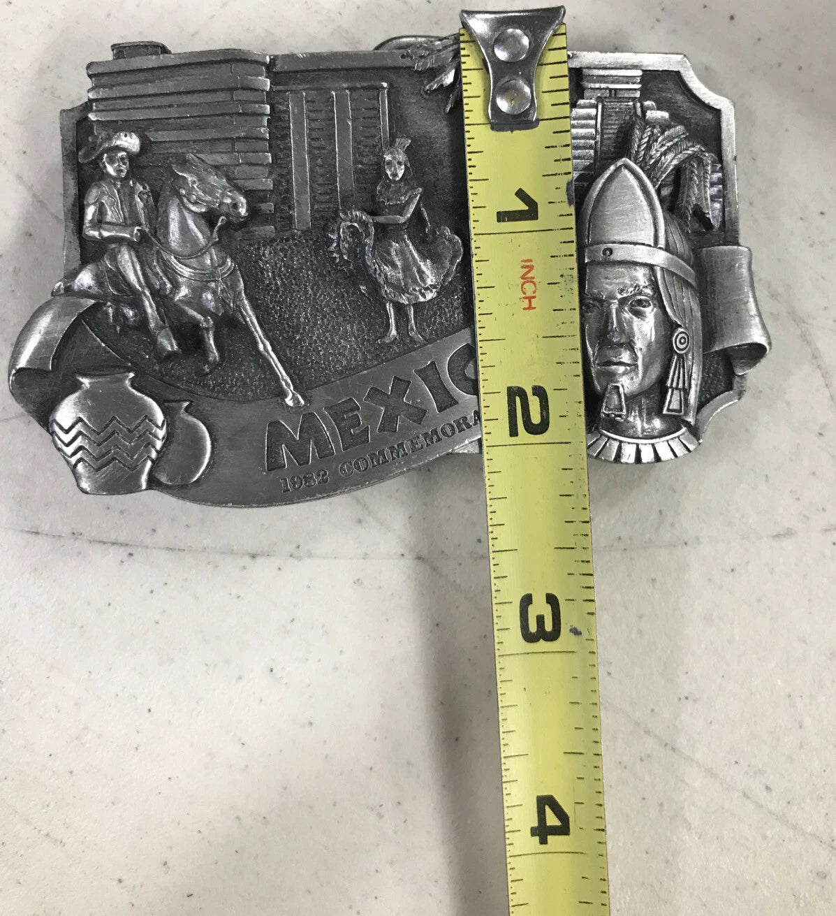 Mexico 1982 Commemorative Limited Edition Belt Buckle