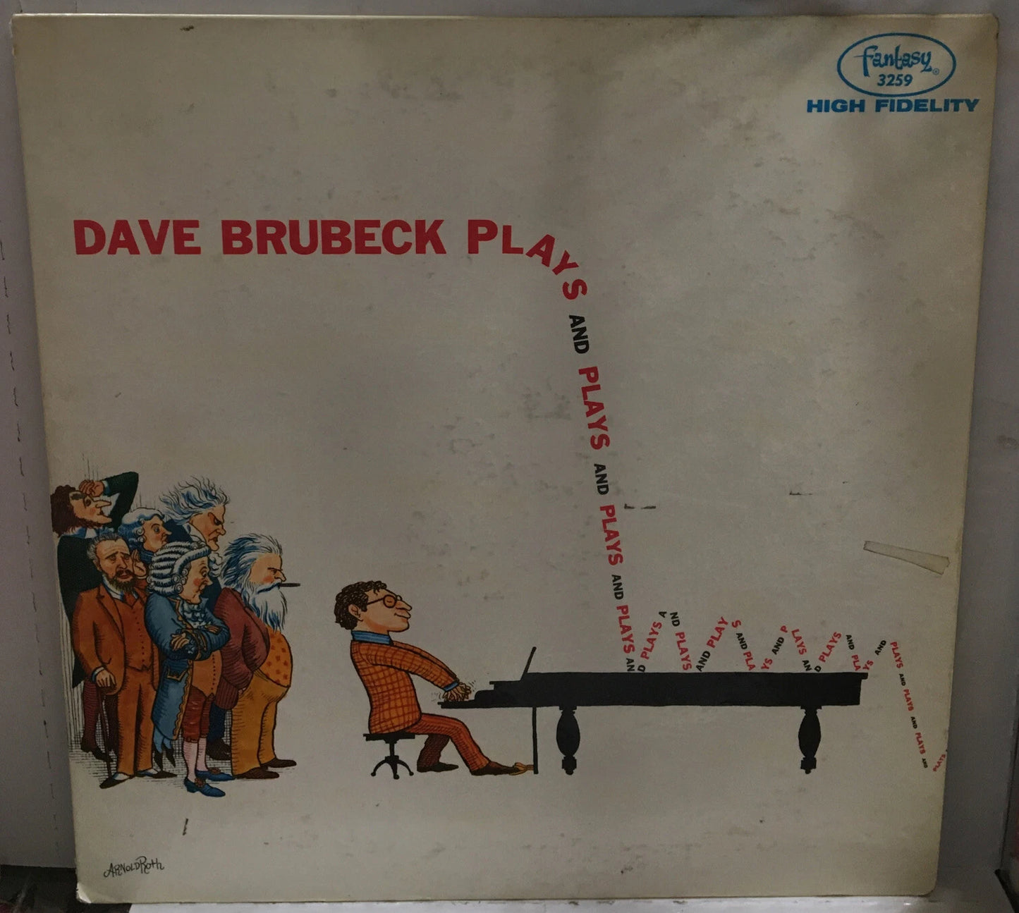 Dave Brubeck Plays And Plays And Plays... Record 3259 Red Translucent