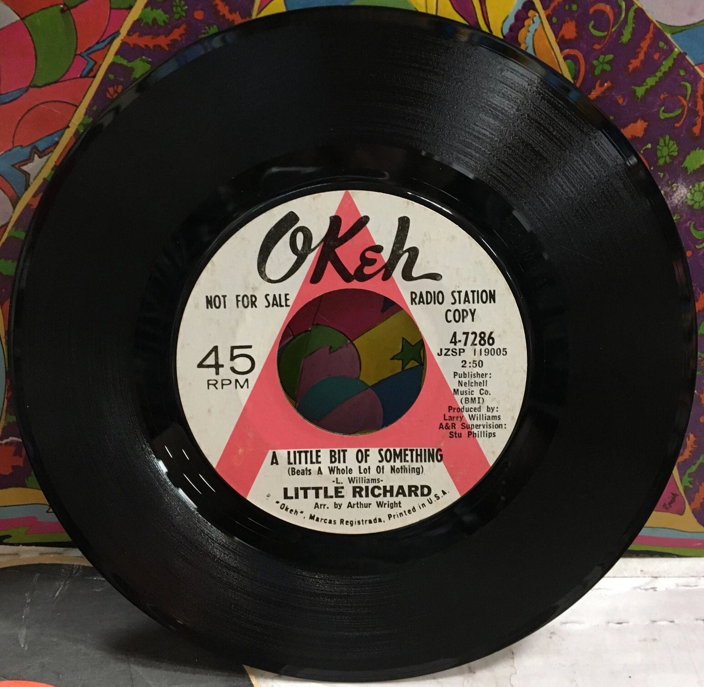 Little Richrd A Little Bit Of Something Promo 7” Single 4-7286
