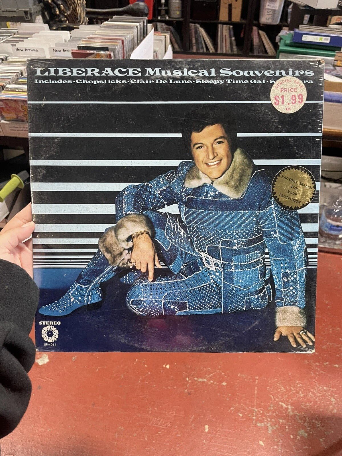 Liberace Musical Souvenirs Record 33 RPM 12" Vinyl LP SP-4014 sealed new