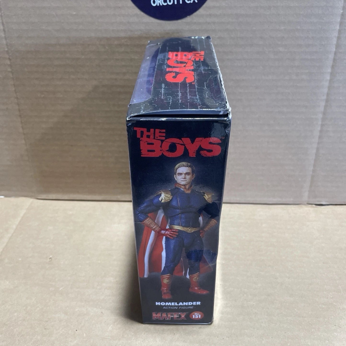 Medicom Toy The Boys MAFEX No.151 Homelander Action Figure Open Box