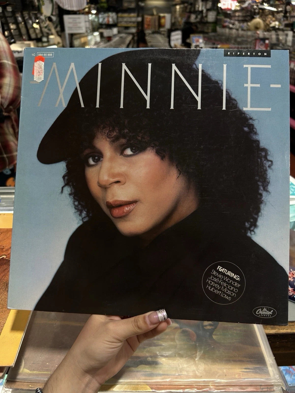Minnie Ripperton LP Minnie 1979 Capitol Records Lyric Sleeve German Import nm