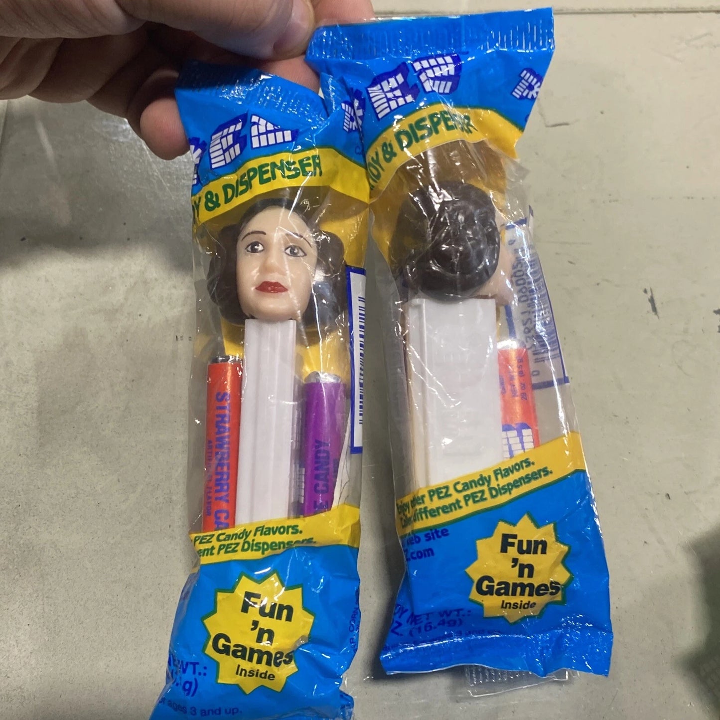 PEZ dispenser (8) Star Wars YODA CHEWBACCA PRINCESS LEIA etc (6 of them Sealed)