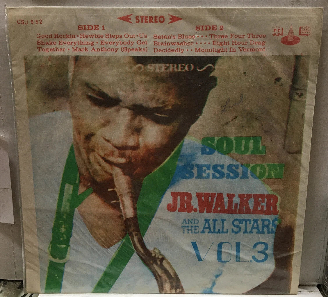 JR.Walker And The All Stars Soul Session Vol.3 Taiwan Import Record CSJ552