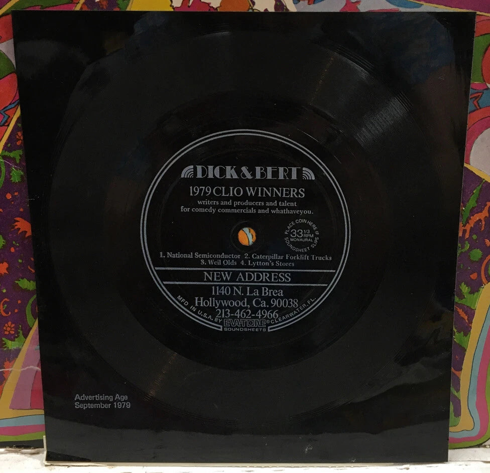 Dick Orkin,Bert Berdis - 1979 Clio Winners 7” Flexi-Disc