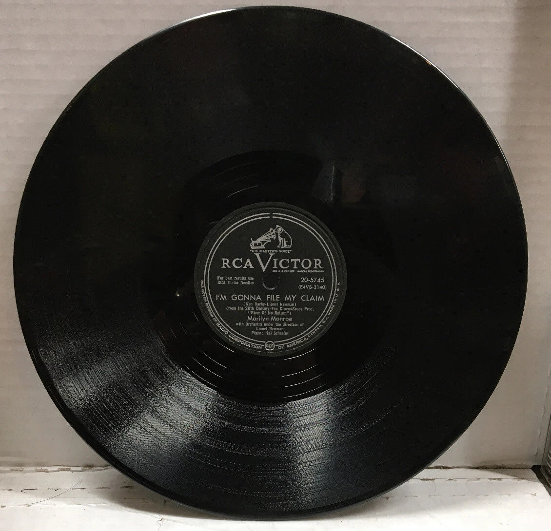 Marilyn Monroe The River Of No Return/I’m Gonna File My Claim 10” 78 20-5745