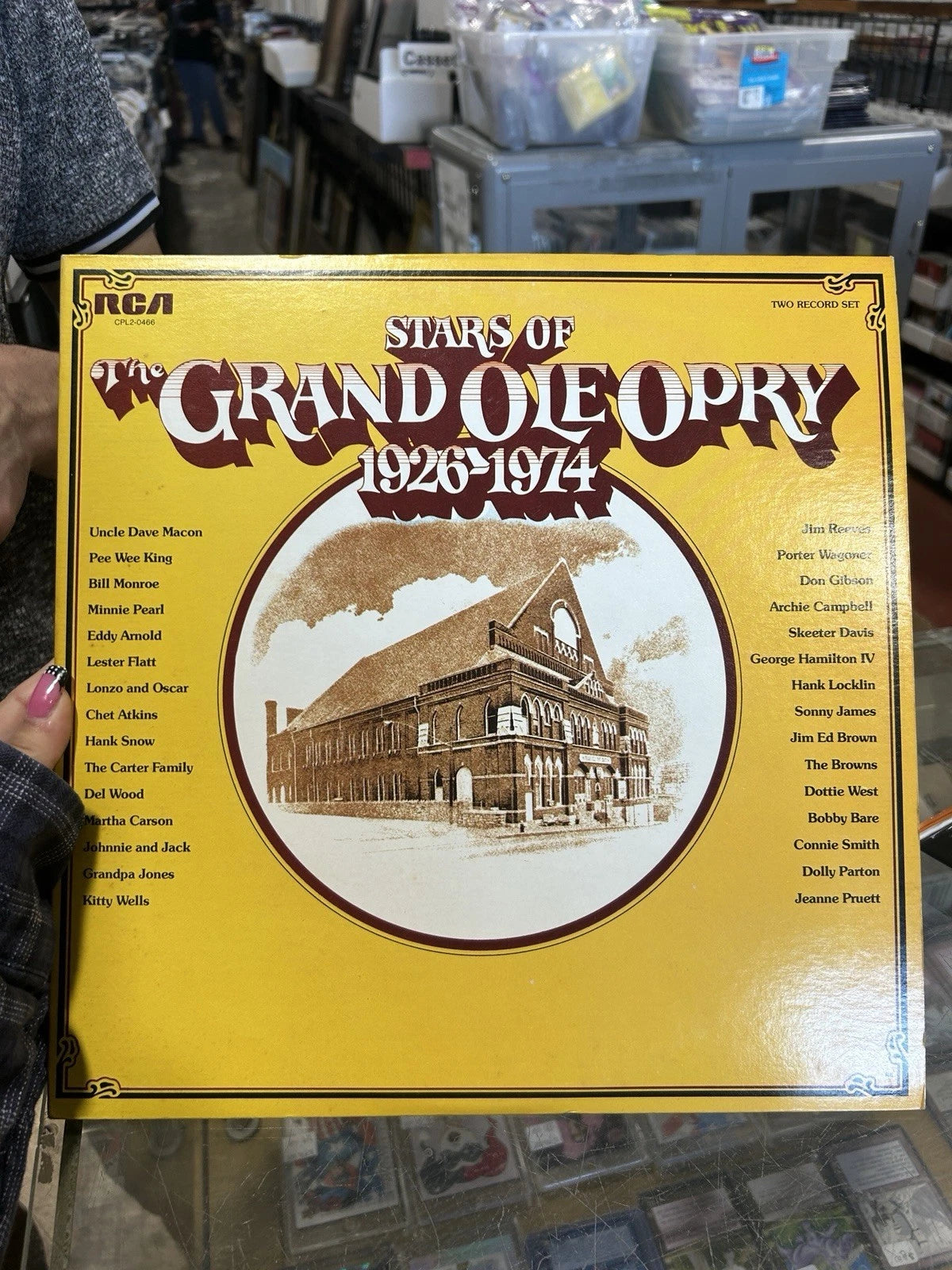 Stars Of The Grand Ole Opry 1926-74 - UK Double LP - Bill Monroe Hank Snow etc