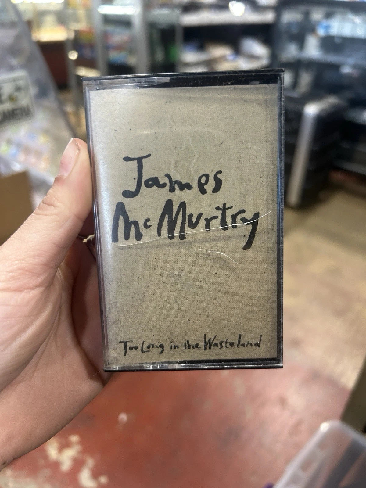 James McMurtry Too Long in the Wasteland Cassette Tape CBS 1989 Country PROMO