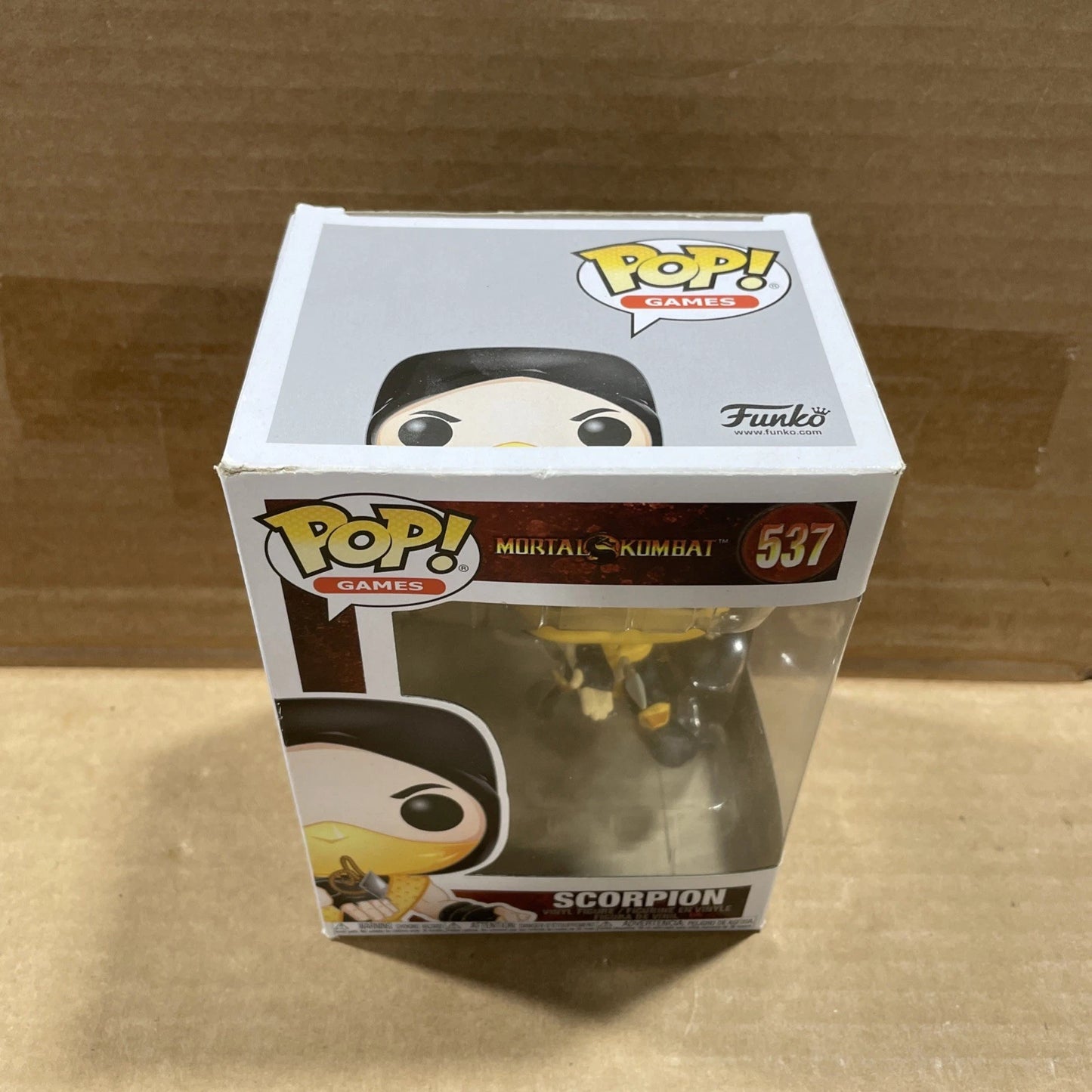Funko Pop! Vinyl: Mortal Kombat - Scorpion #537 Pre-Owned